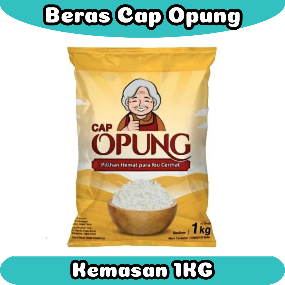 

Jual Beras Cap Opung Kemasan 1KG | AJUMASHOP