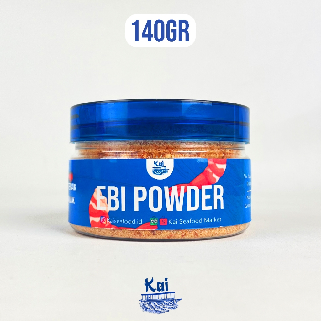 

Kai Seafood - Ebi Powder/Bubuk Ebi Daging Pontianak Netto 140gr