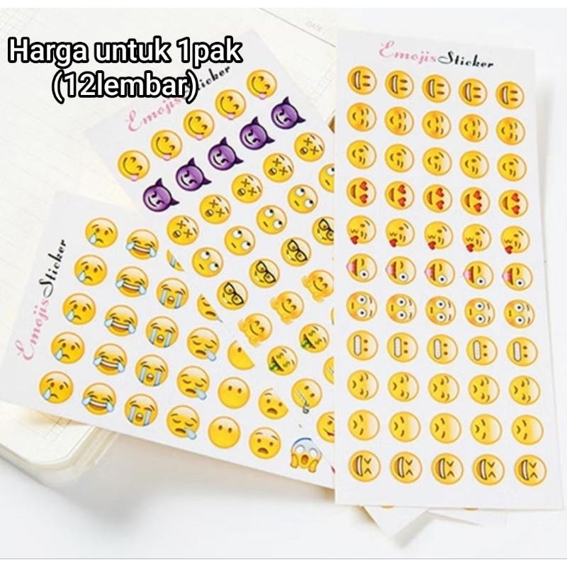 

[ST 06] Sticker Stiker Emoji Emoticon Reward Craft DIY Jurnal Diary