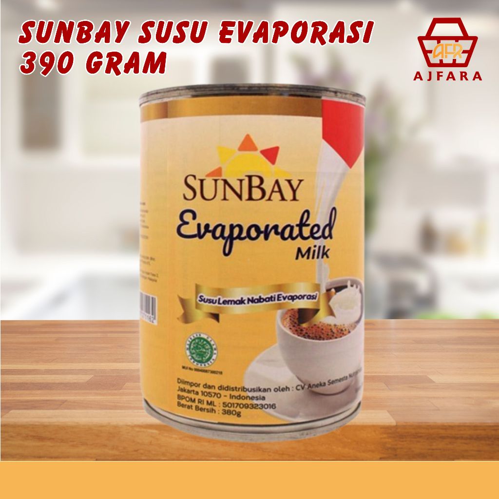 

Sunbay Susu Evaporasi 390 gram