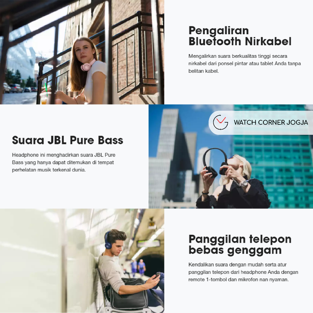 JBL TUNE 500BT / T500BT / T 500 BT Wireless Headphone ORIGINAL GARANSI RESMI IMS