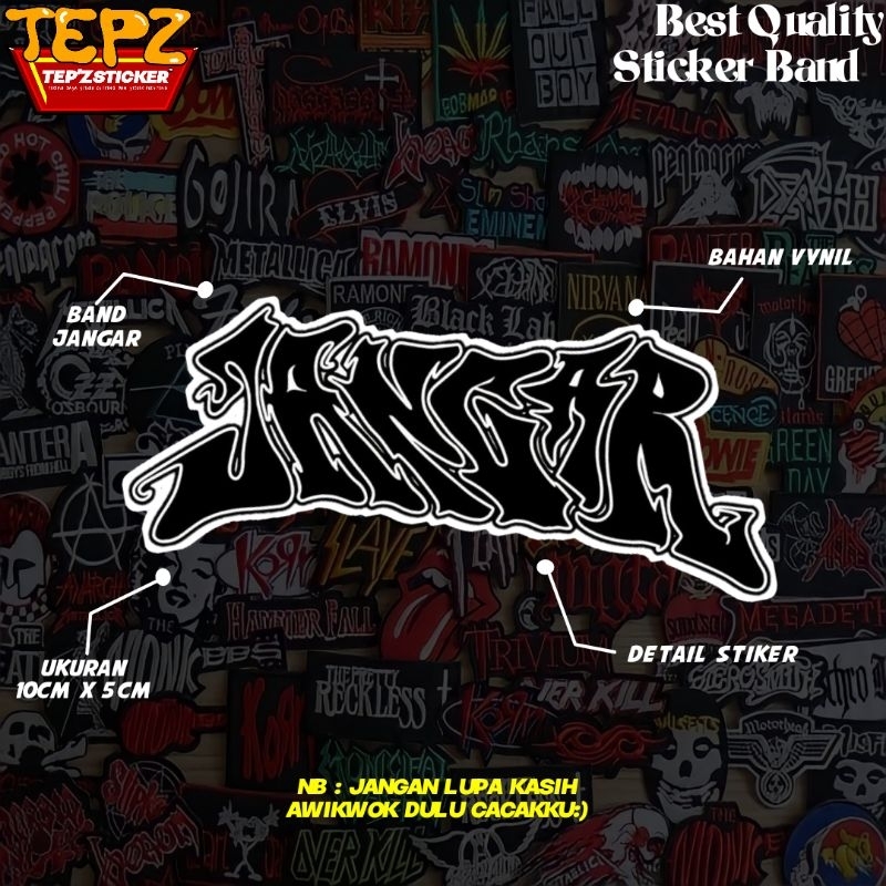 STIKER STICKER (BAND JANGAR) STIKER BAND|STIKER METAL|STIKER AESTHETIC|STIKER TUMBLR