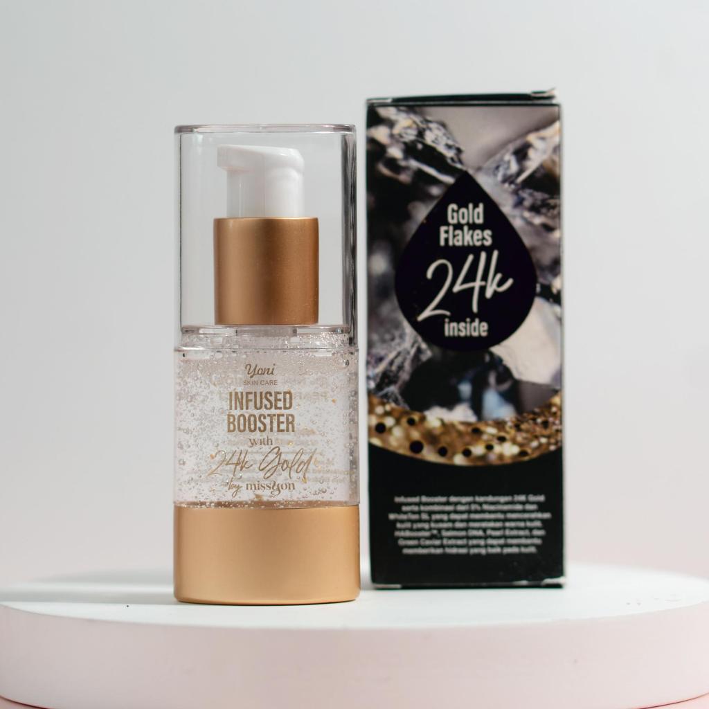 YONI SKIN CARE - BUNDLING ISI 2 PCS SERUM INFUSED BOOSTER WITH 24K GOLD | S 83