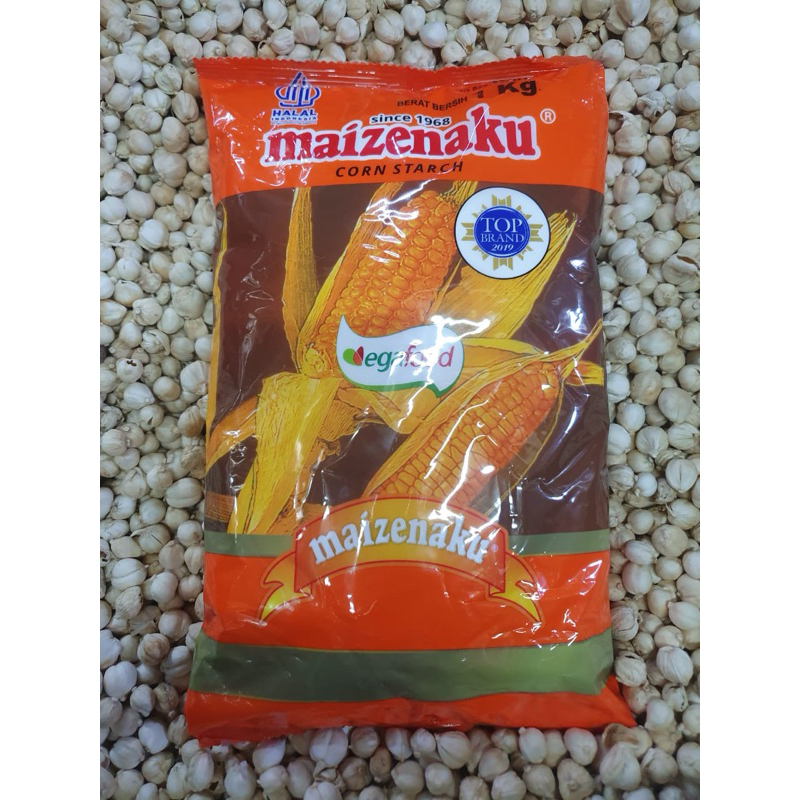 

papi saiyo tepung maizena maizenaku corn starch tepung jagung 1kg