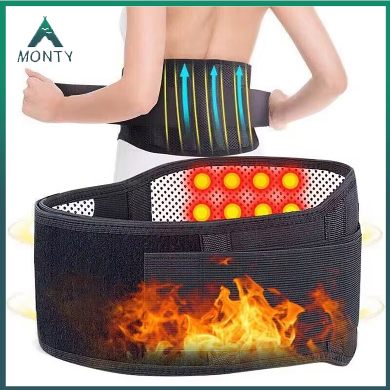 MONTY Sabuk Magnet Terapi Pinggang/Sabuk Terapi Pinggang Tourmaline Pemanas/Sabuk Terapi Pinggang Hi