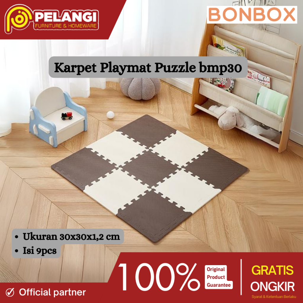 Karpet Playmat Puzzle Bonbox bmp30 | Karpet Playmat | Karpet Bermain Anak | Karpet Anak