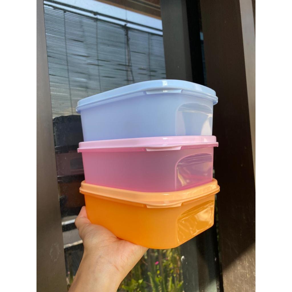 NEW COLORFUL RECTANGULAR LOW 850 ML TEMPAT MAKAN ECER