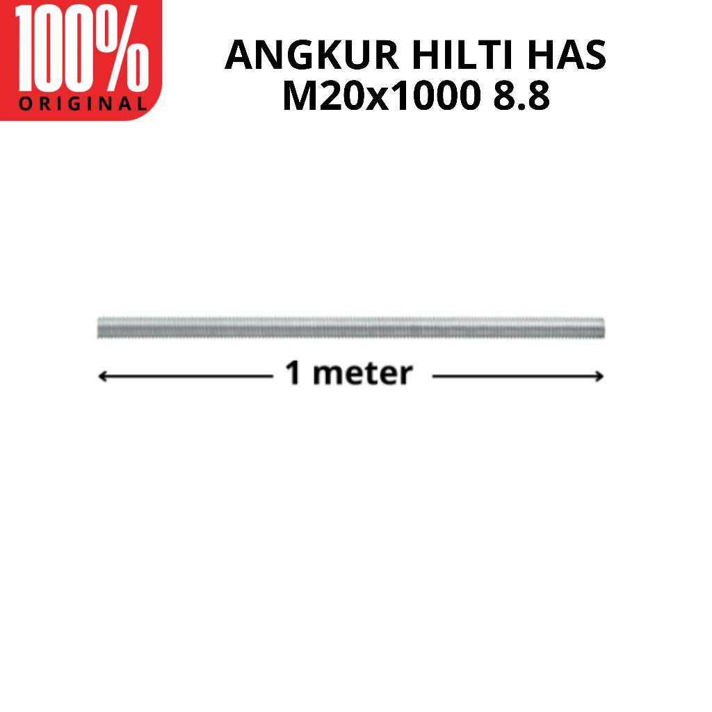 HILTI HAS 8.8 M20x1000 Threaded Rod | Asdrat HILTI
