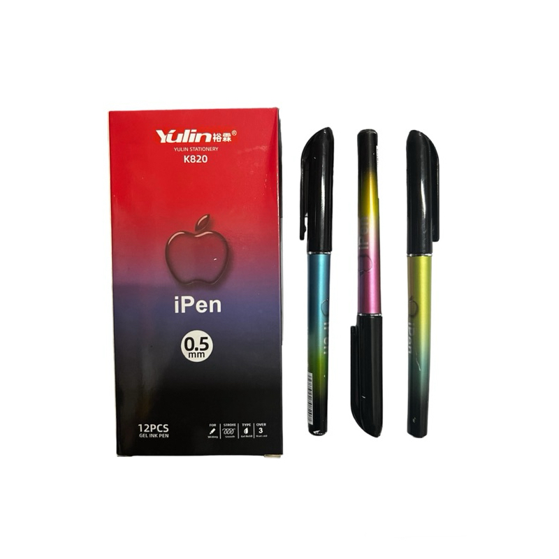 

( 12 pcs ) GEL PEN < K-820 > YULIN / GEL iPEN 0.5 mm
