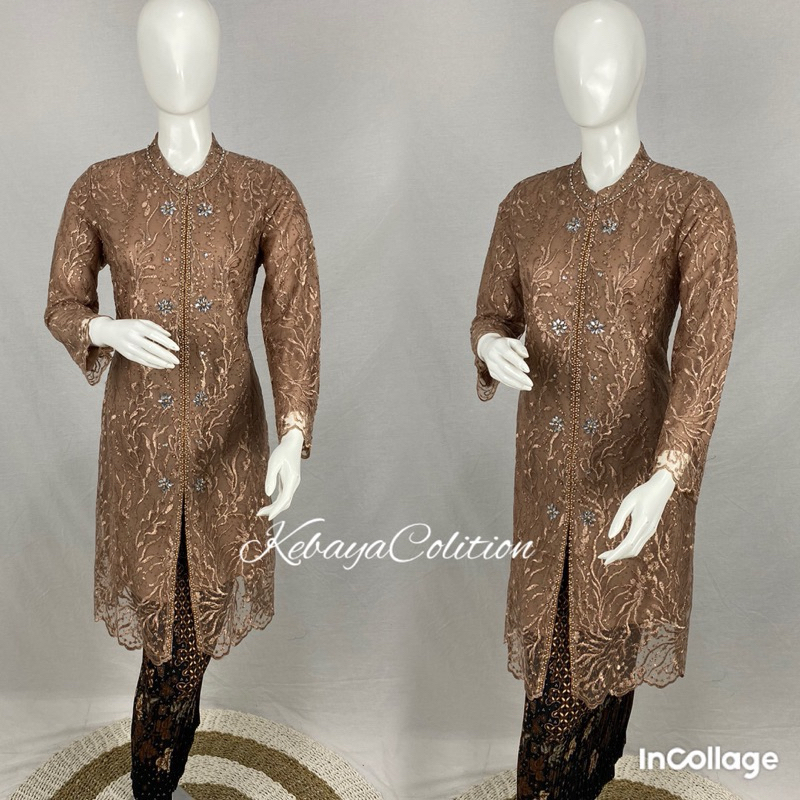 Kabaya tunik tulle / kebaya modern / kebaya tunik / kebaya wisuda / kebaya modern / batik