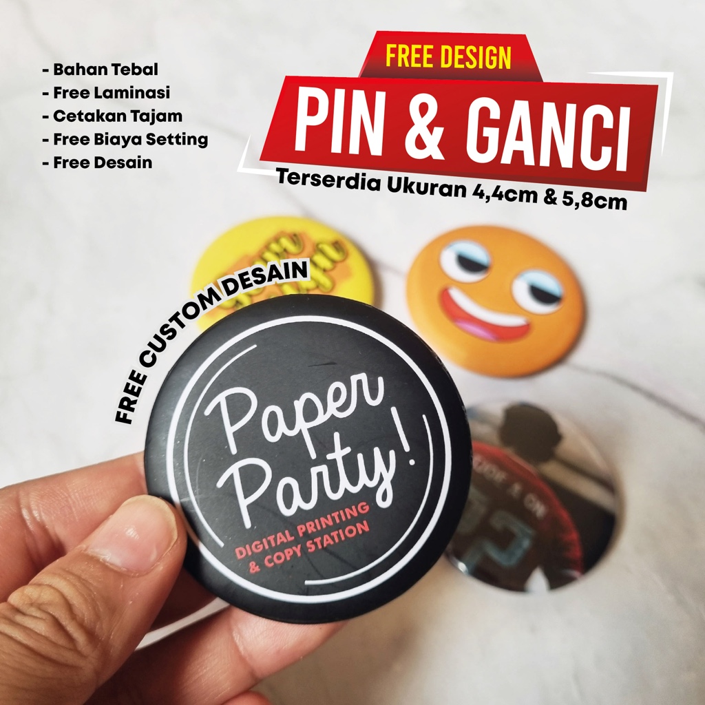 PIN CUSTOM / GANCI PIN / PIN GANTUNGAN KUNCI CUSTOM / GANCI CERMIN