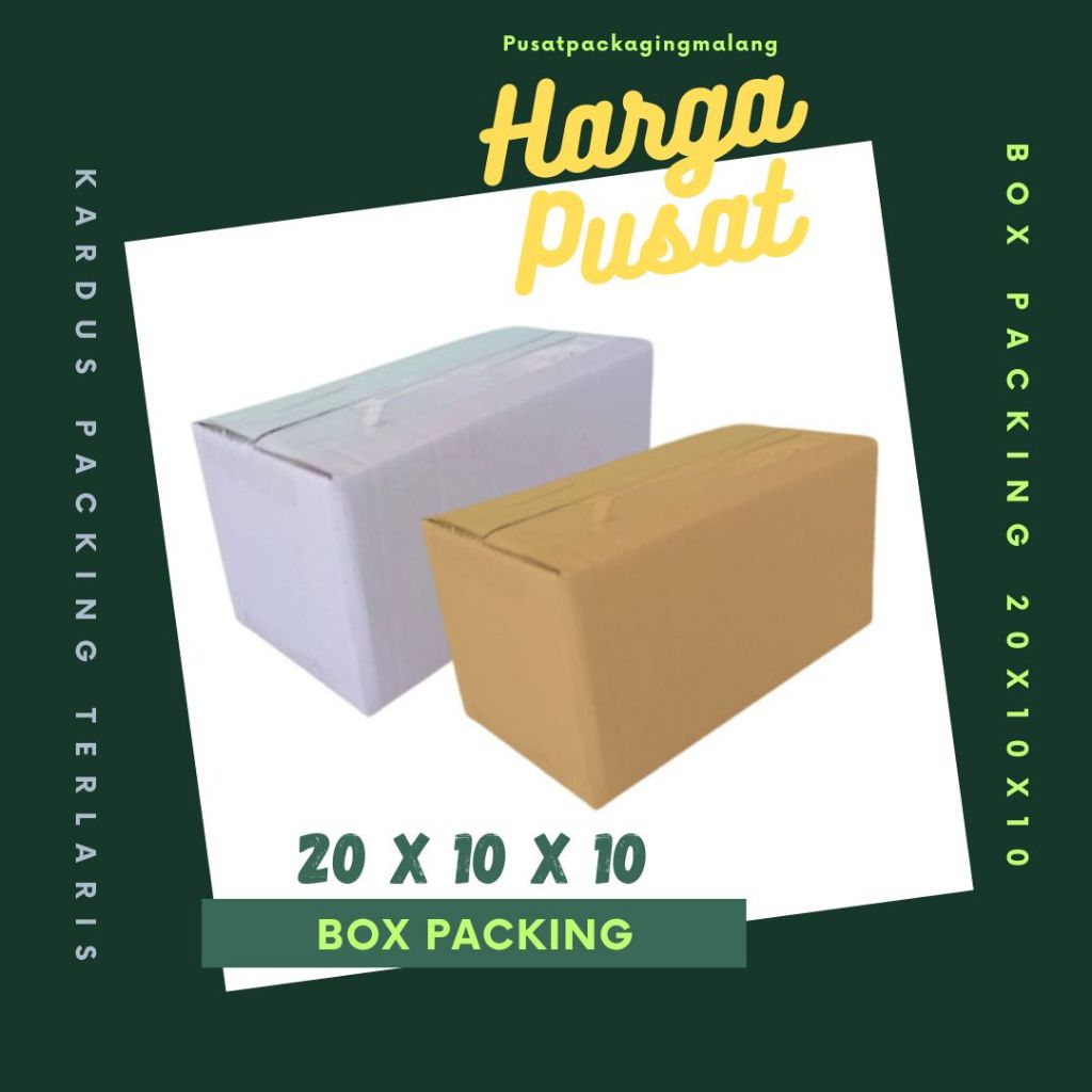 

Kardus 20x10x10 Box Packing A1 Karton Dus Jamu Kotak Olshop Kemasan Souvenir Sparepart Obat Madu Mainan