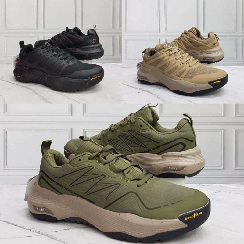 Sepatu Skechers Arch Fit Trail/Skechers Arch Fit Trail/Sepatu Skechers Pria/Sepatu Waterproof