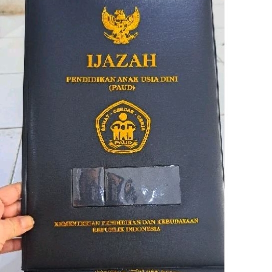 Map / sampul  ijazah  untuk PAUD