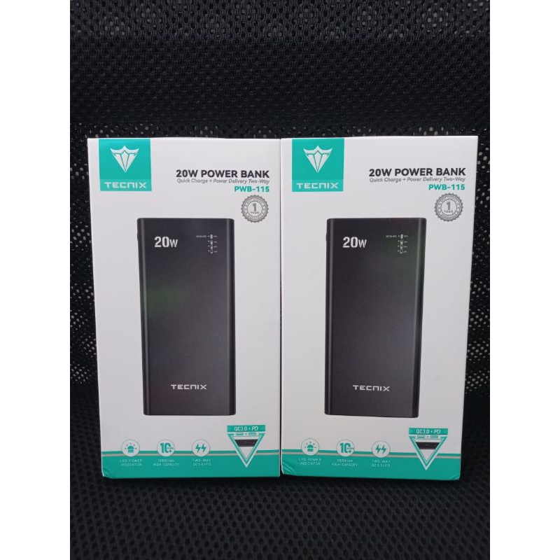 PowerBank Tecnix PWB-115 10.000mAh 20W