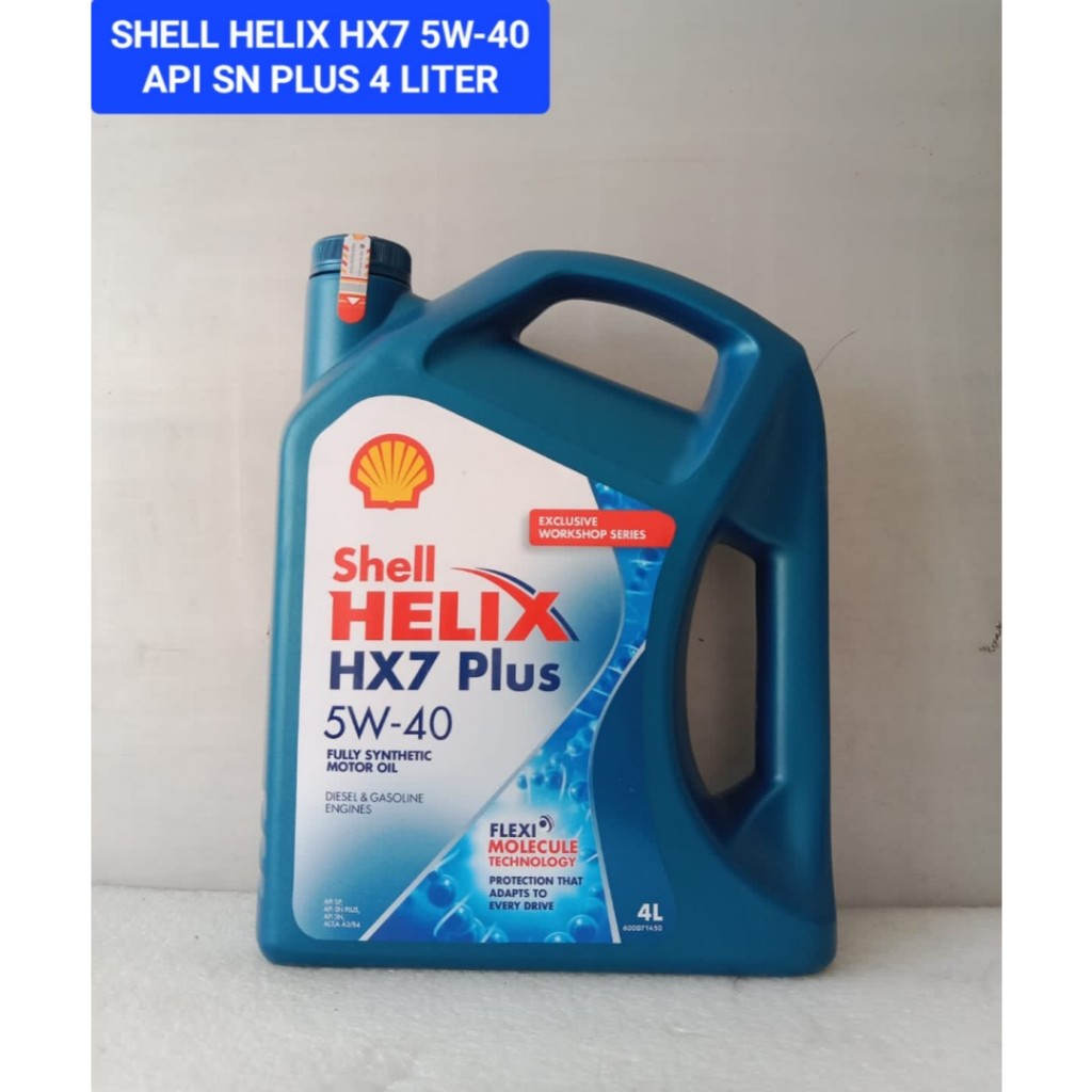 OLI MOBIL SHELL HELIX HX7 SN PLUS 5W-40 FULLY SYNTHETIC 4L 4000ML