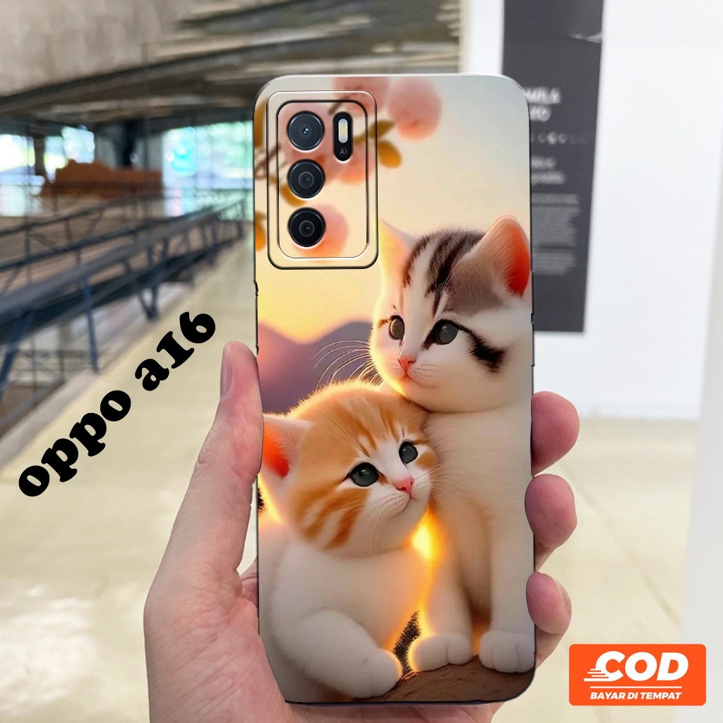 OPPO A16 & OPPO A54S - Softcase OPPO A16 & OPPO A54S - Case Pro Camera OPPO A16 & OPPO A54S - KUCING
