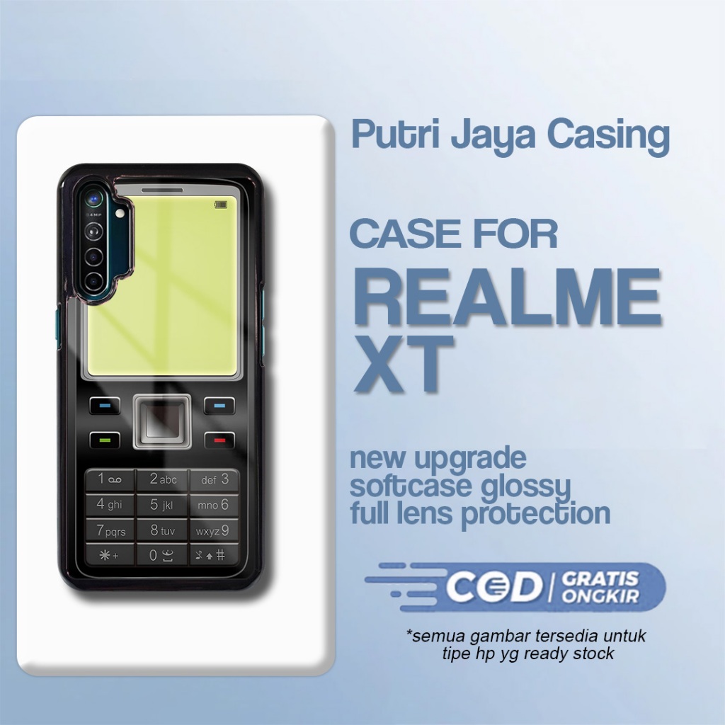 Case Realme XT Terbaru - Casing Realme XT - Motif Hp jadul - Hardcase Premium Glossy - Softcase Hp R