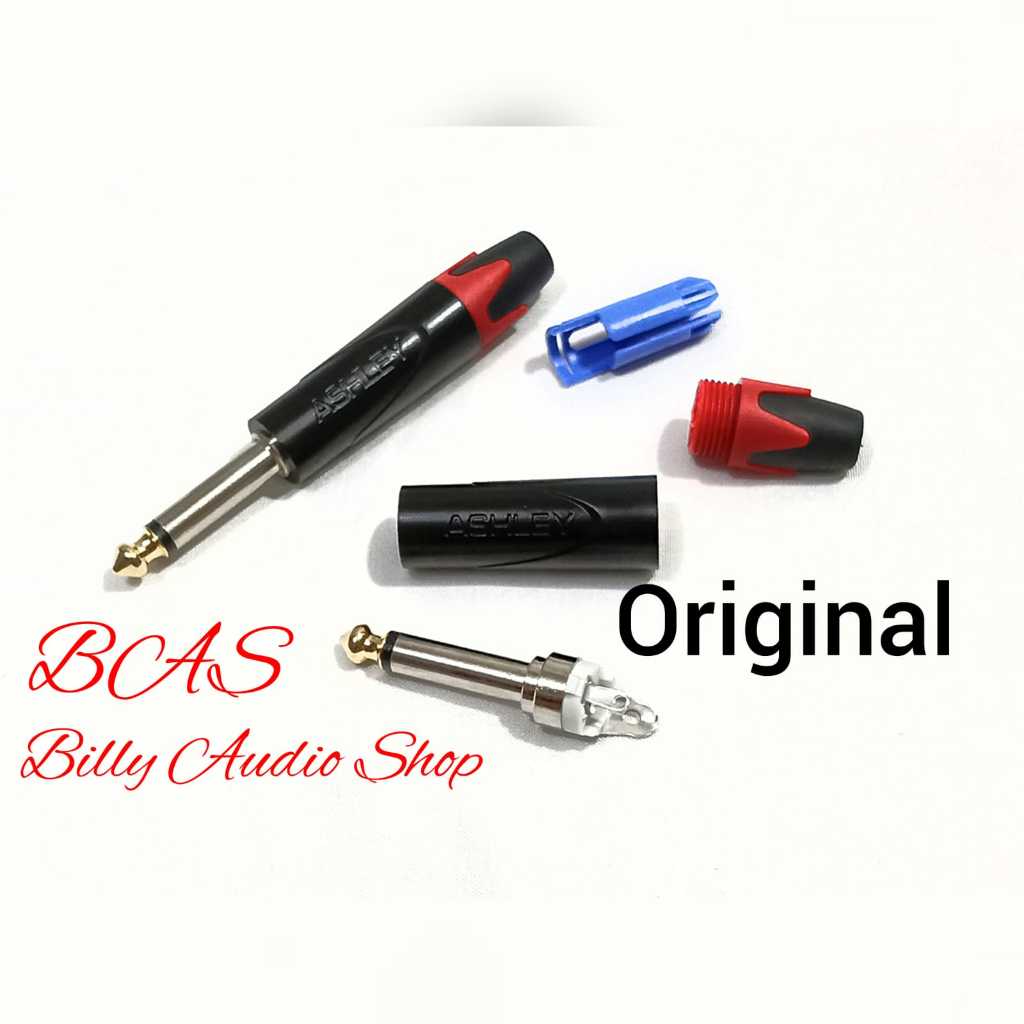 ASHLEY 1 PCS JACK AKAI MONO 6,5MM ORIGINAL PRODUK ASHLEY