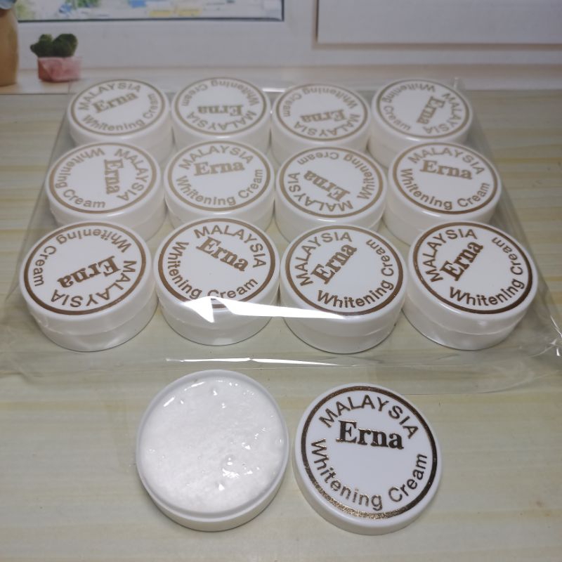 Cream Erna Whitening Malaysia Lusinan isi 12pcs || Krim Erna Whitening