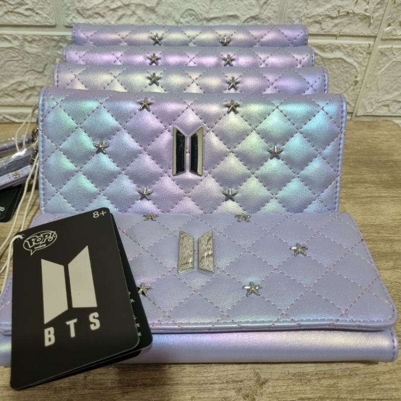 Loungefly Big Hit Bts Entertainment Purple Flap Wallet Original