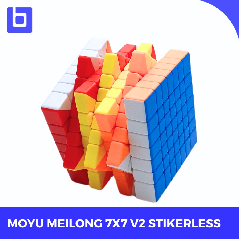 KODE X15X Rubik 7x7 Moyu Meilong 7 V2 7x7 Stickerless Original