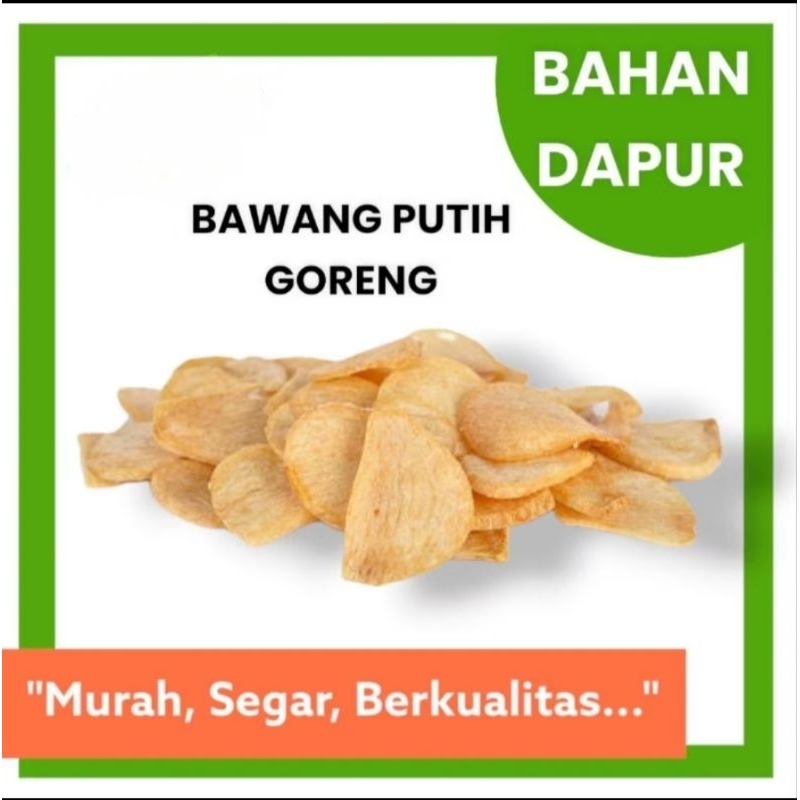 

BAWANG PUTIH GORENG | 1 PACK | {ERLANGGA MARKET}