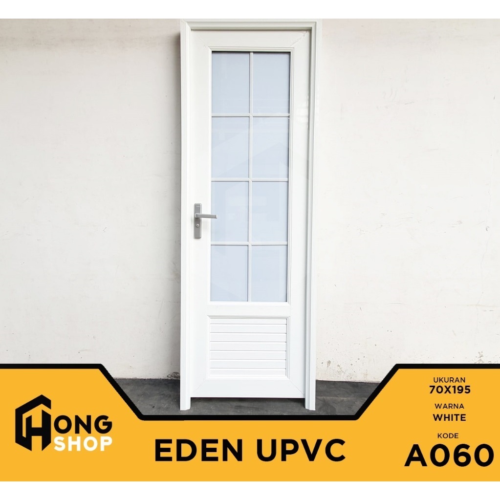 Tree Am Pm Pintu Kamar Mandi Upvc Pvc Tebal Minimalis Kaca Polos Eden Joice A060 Pare Kediri