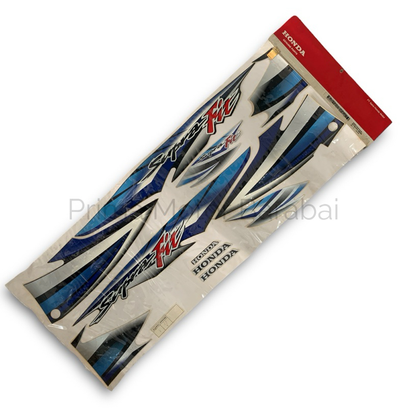 Stripe Silver Hitam Kiri & Kanan - Supra Fit Tromol - 871X0KTL880ZE