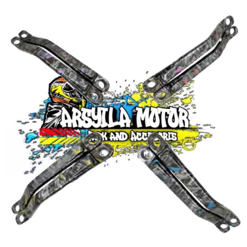 Begel Behel RX King RXS Carbon Forged Pegangan Jok Samping RX KING Karbon Forged