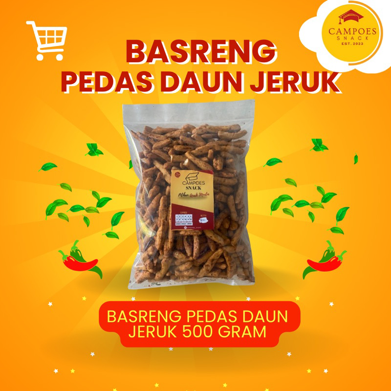 

BASRENG PEDAS DAUN JERUK 500 GRAM