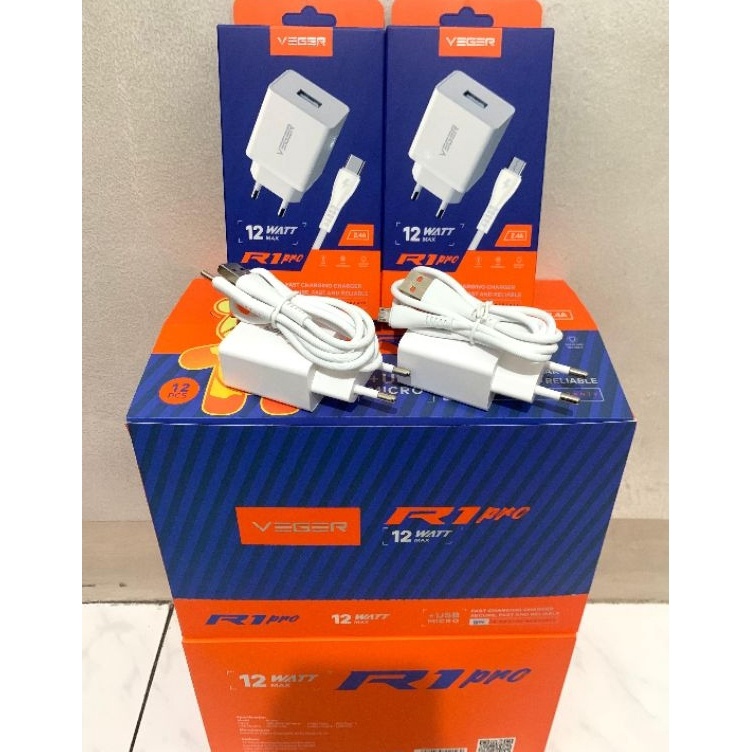 Veger R1pro charger kabel MicroTypec perpcseceran 24A