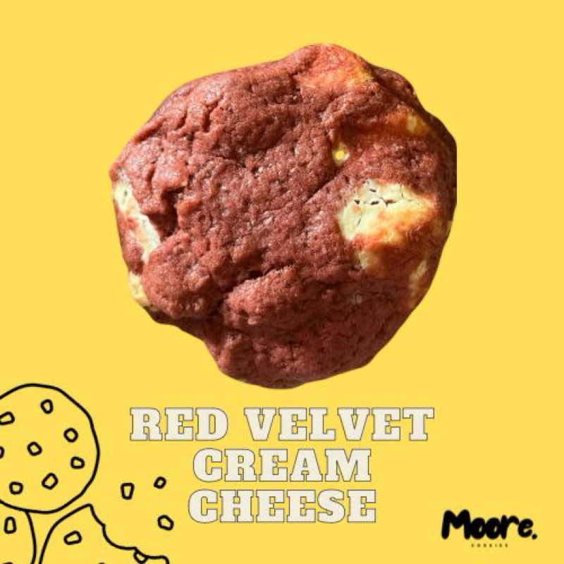 

Soft Cookies Red Velvet Cream Cheese by Moore Cookies