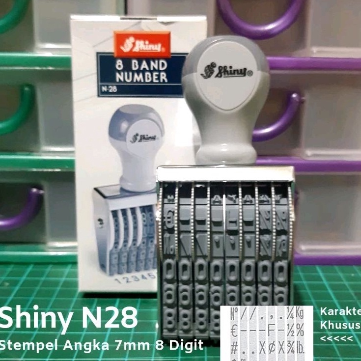 

Stempel Manual Angka 8 Digit 7mm 9mm Shiny N28 N18 N18 N28 a Y6U8