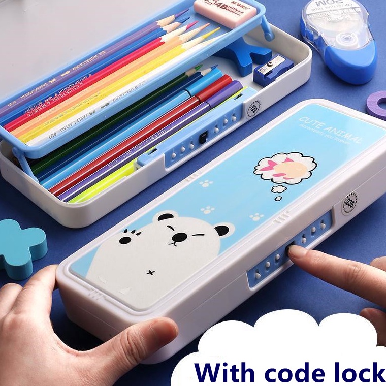 

Kotak Pensil 2 Tingkat AnakAnak dengan Sandi Password Model Terbaru x B5N9