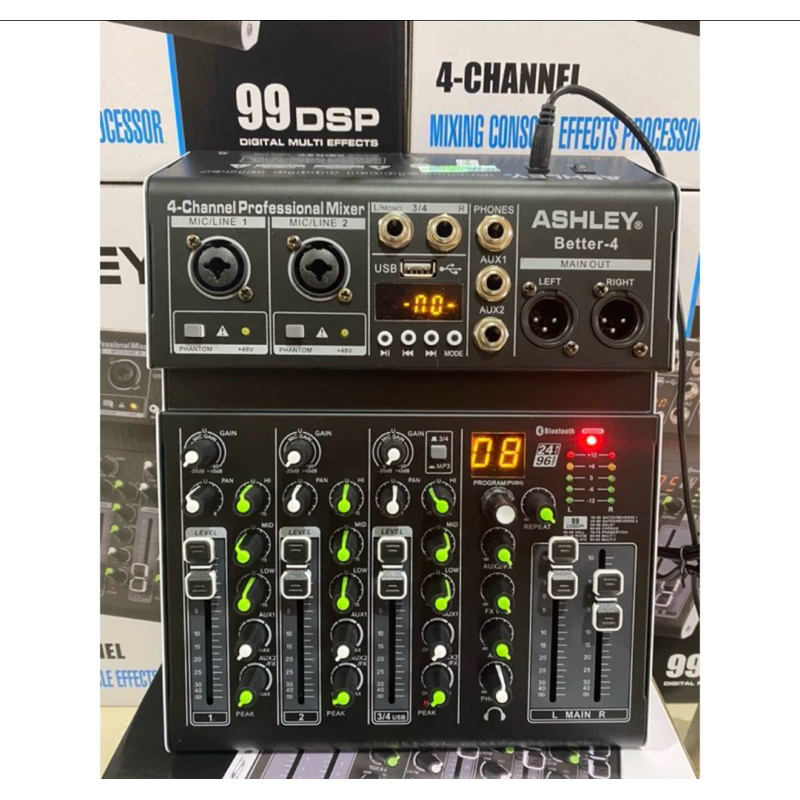 MIXER ASHLEY BETTER 4 USB BT / Mixer Ashley better 4 / mixer ashley better4 usb bt