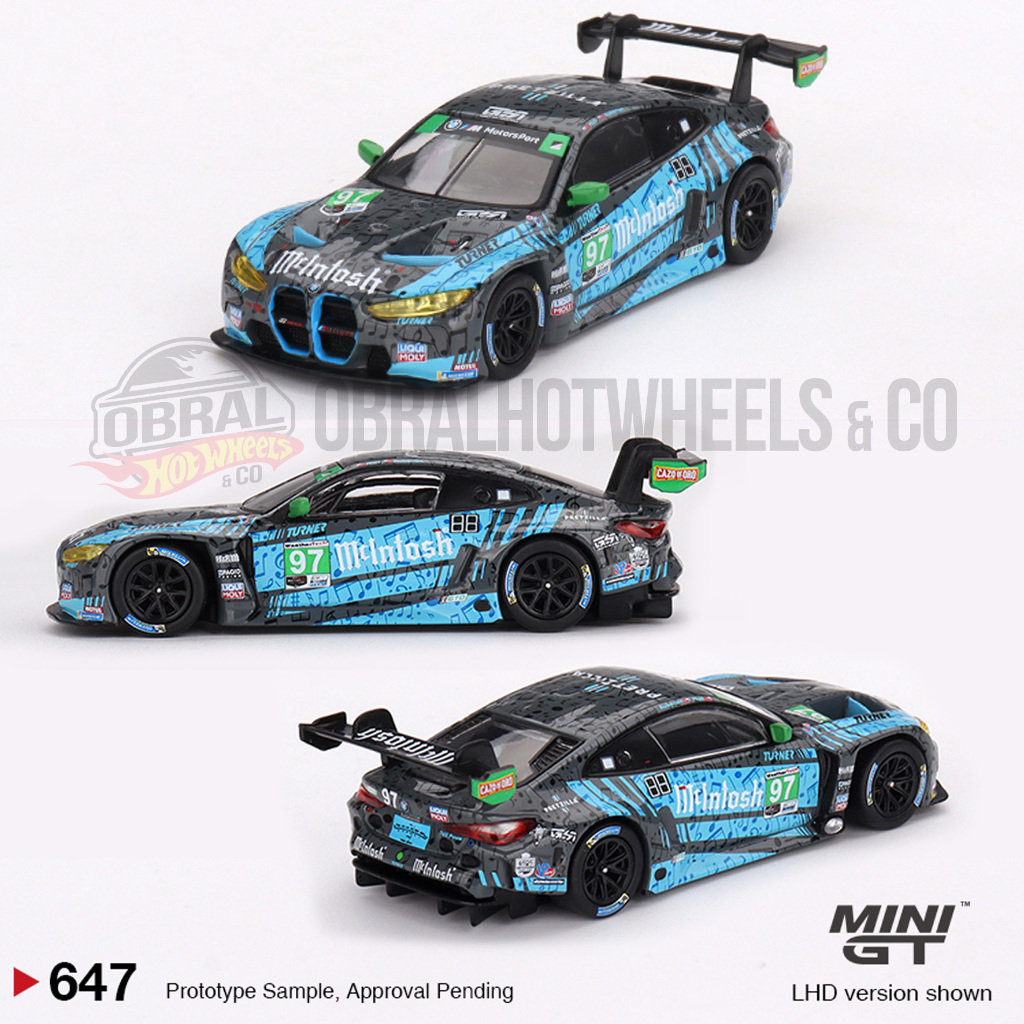 Mini GT 647 - BMW M4 GT3 Turner Motorsport IMSA 2023 Laguna Seca