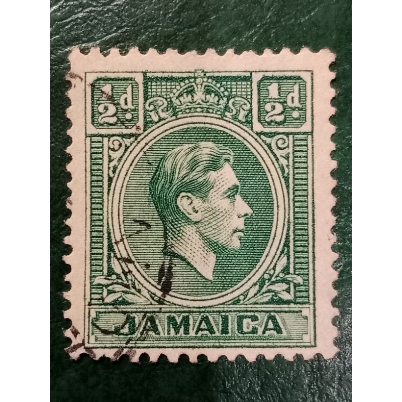 

Prangko Jamaika 1/2 Penny King George VI Tahun 1938 USED