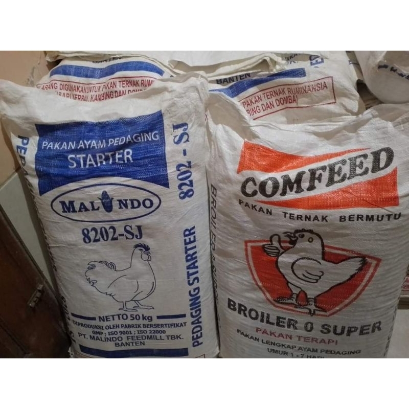 Karung Bekas Fur Ayam 50kg isi (10 pcs)