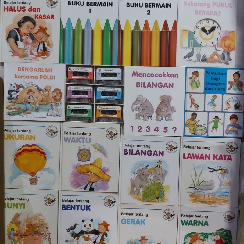 Buku Original ☆ Membuka Dunia Taman Belajar Bersama Poldi ☆ Buku Anak Klasik Early World Of Learning