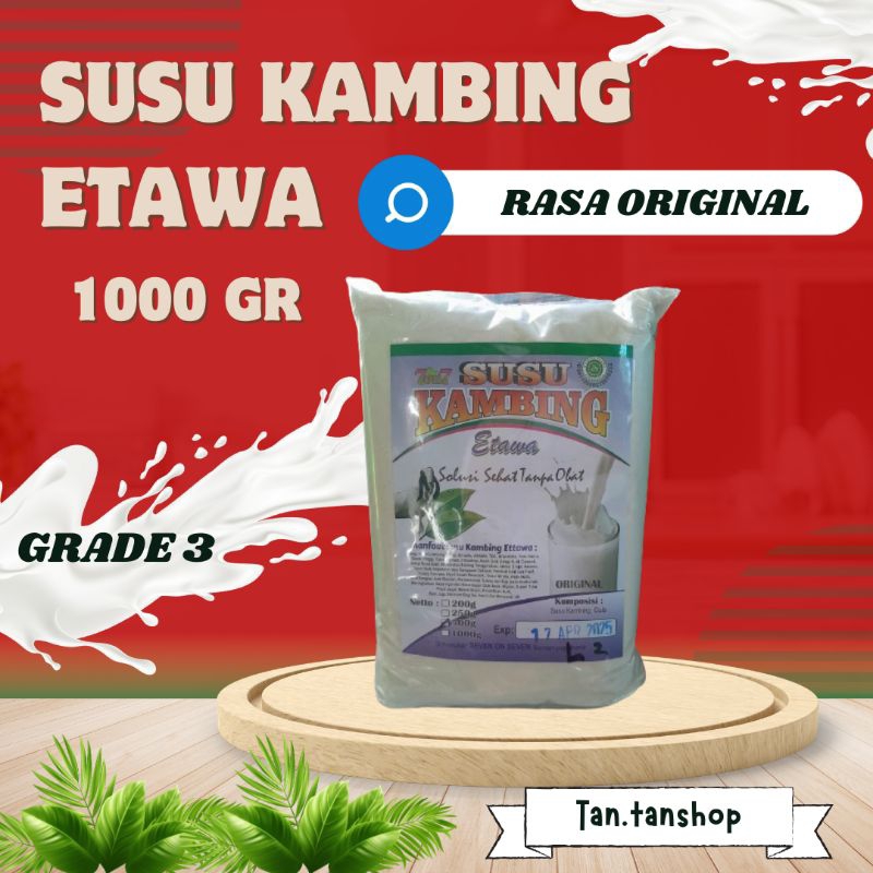

SUSU KAMBING ETAWA RASA ORIGINAL 1000 GR