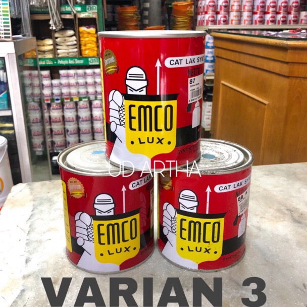 

Cat EMCO VARIAN 3 Cat Kayu dan Besi Cat Lak Synthetis 1 KG 11 113 116 12 hitam putih doff b X8H9