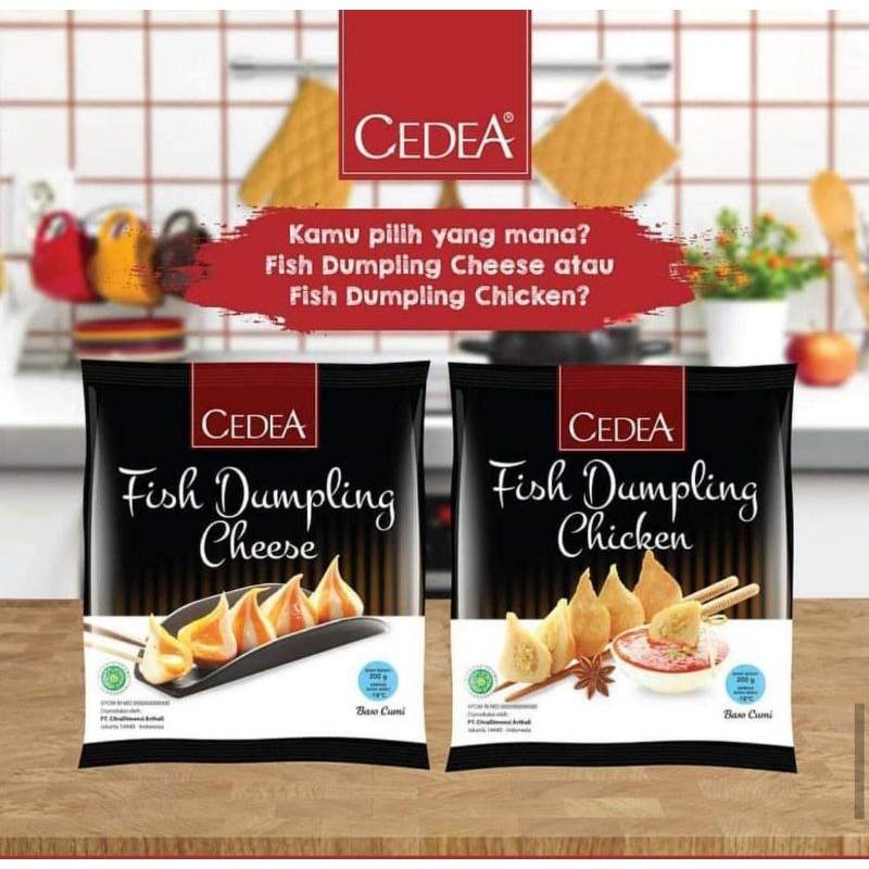 

Cedea dumpling ayam dan keju 200 gram