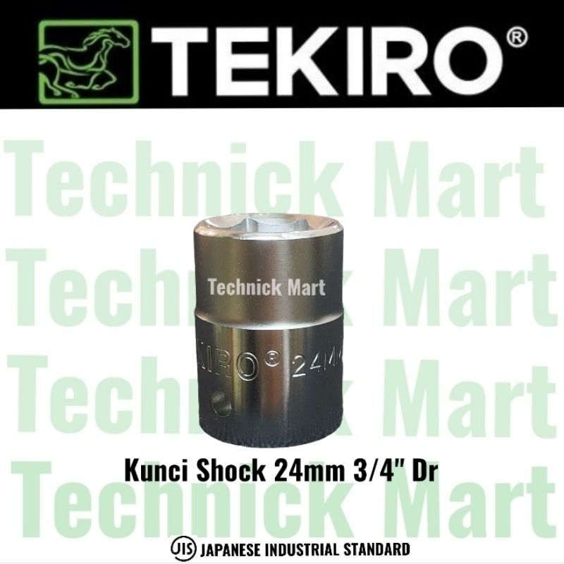 TEKIRO mata kunci shock 24 mm 3/4" Dr