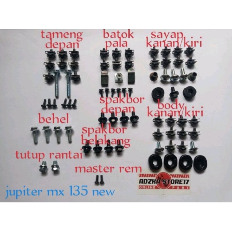 Baut fullset body jupiter mx new/baut full body jupiter mx new