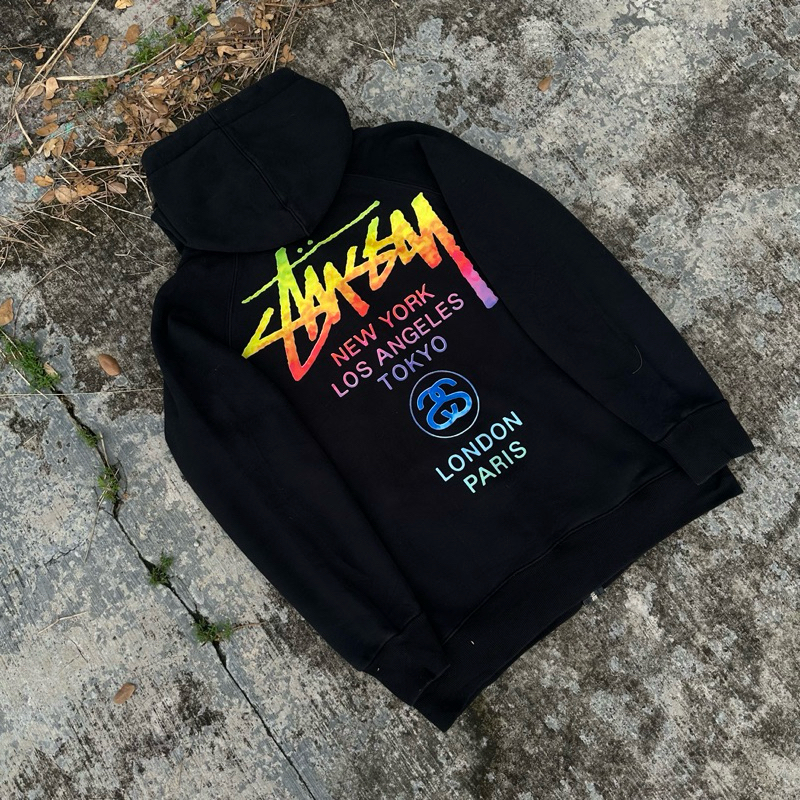 HOODIE ZIP STUSSY TOUR SECOND