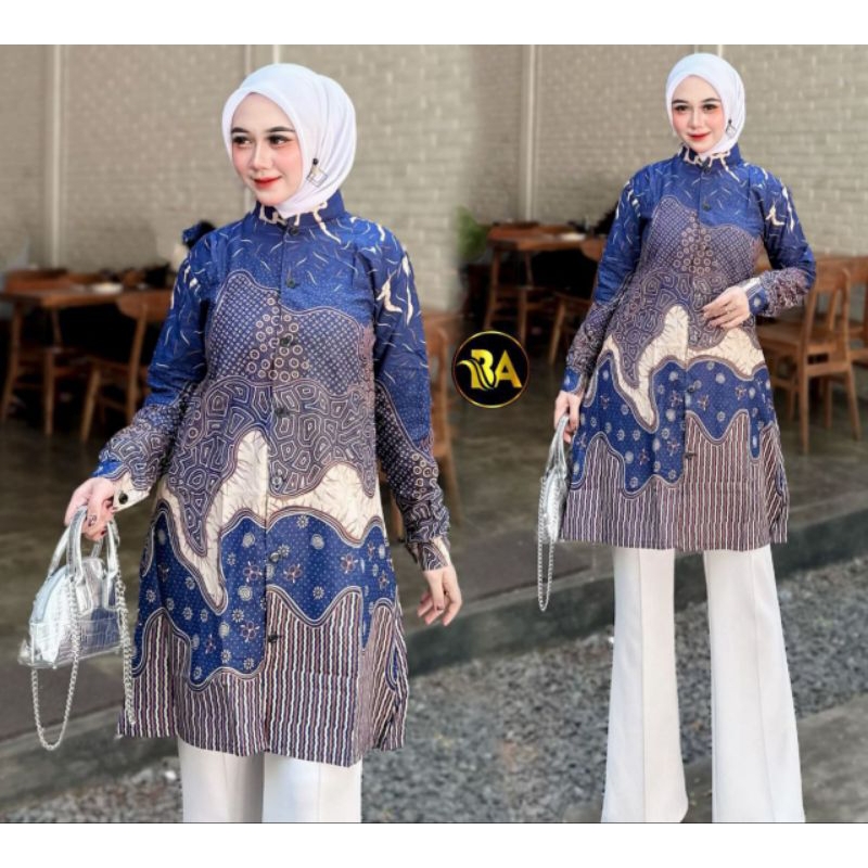 tunik batik baju batik perempuan batik kantor batik cewek tunik cewek tunik perempuan