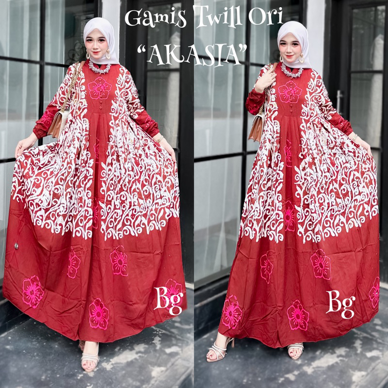 Gamis Twill Ori Akasia Bg Collection