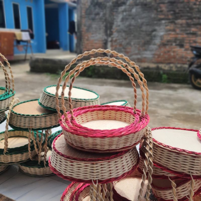 kranjang buah keranjang rotan parcel