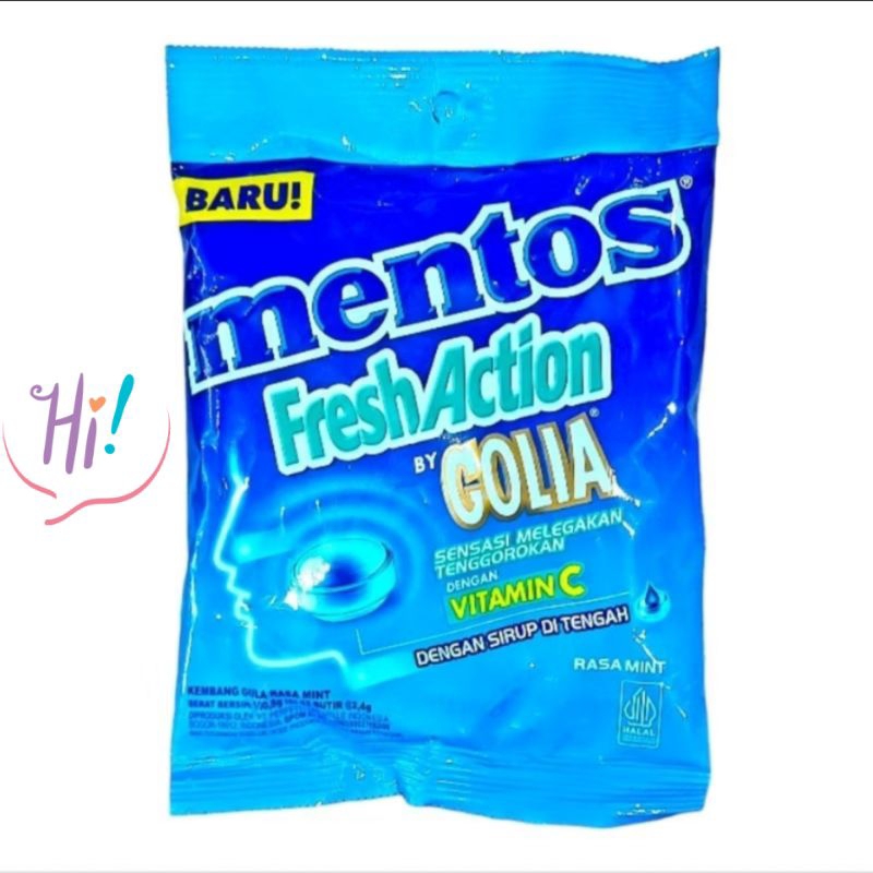 

PERMEN GOLIA MENTOS /RASA MINT/ 1 BUNGKUS @ 105 GR